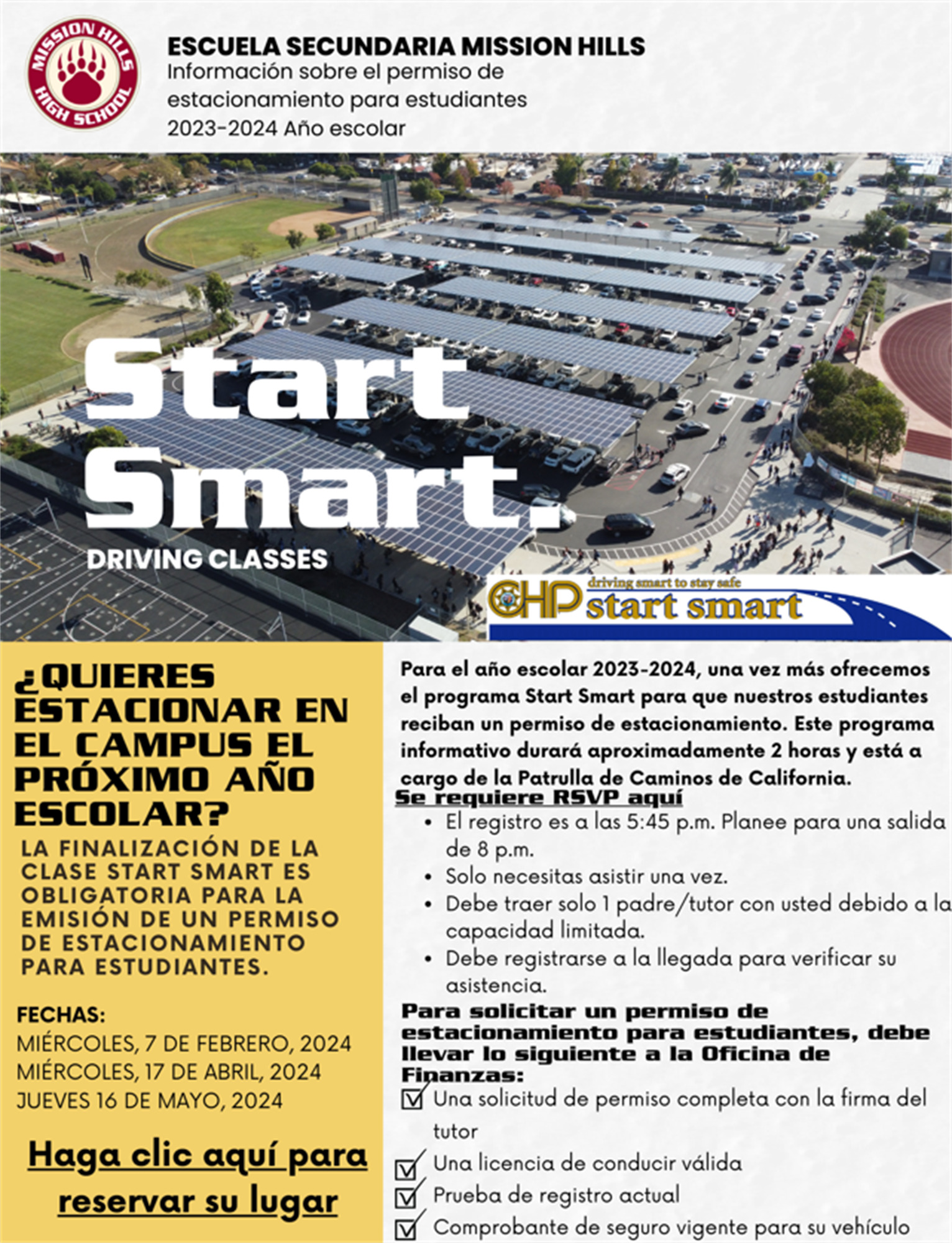 Spanish Start Smart 2024 Flyer